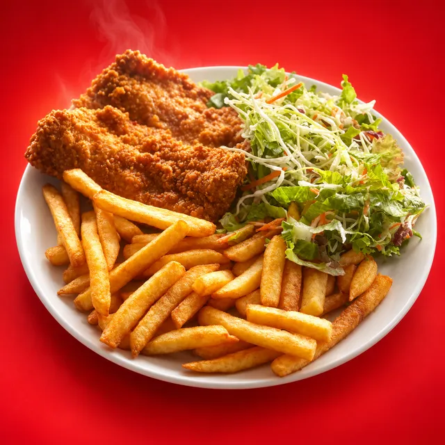 Platos de Súper Pollo.